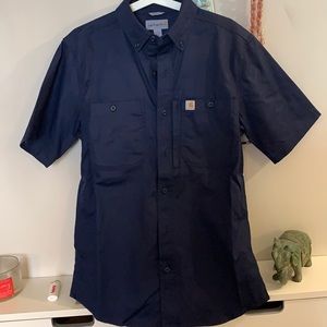 Carhartt men’s rugged professional short sleeve work shirt Size S